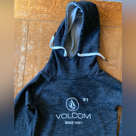 Women’s Volcom costus hoodie pullover size small dark grey - Picture 5 of 5